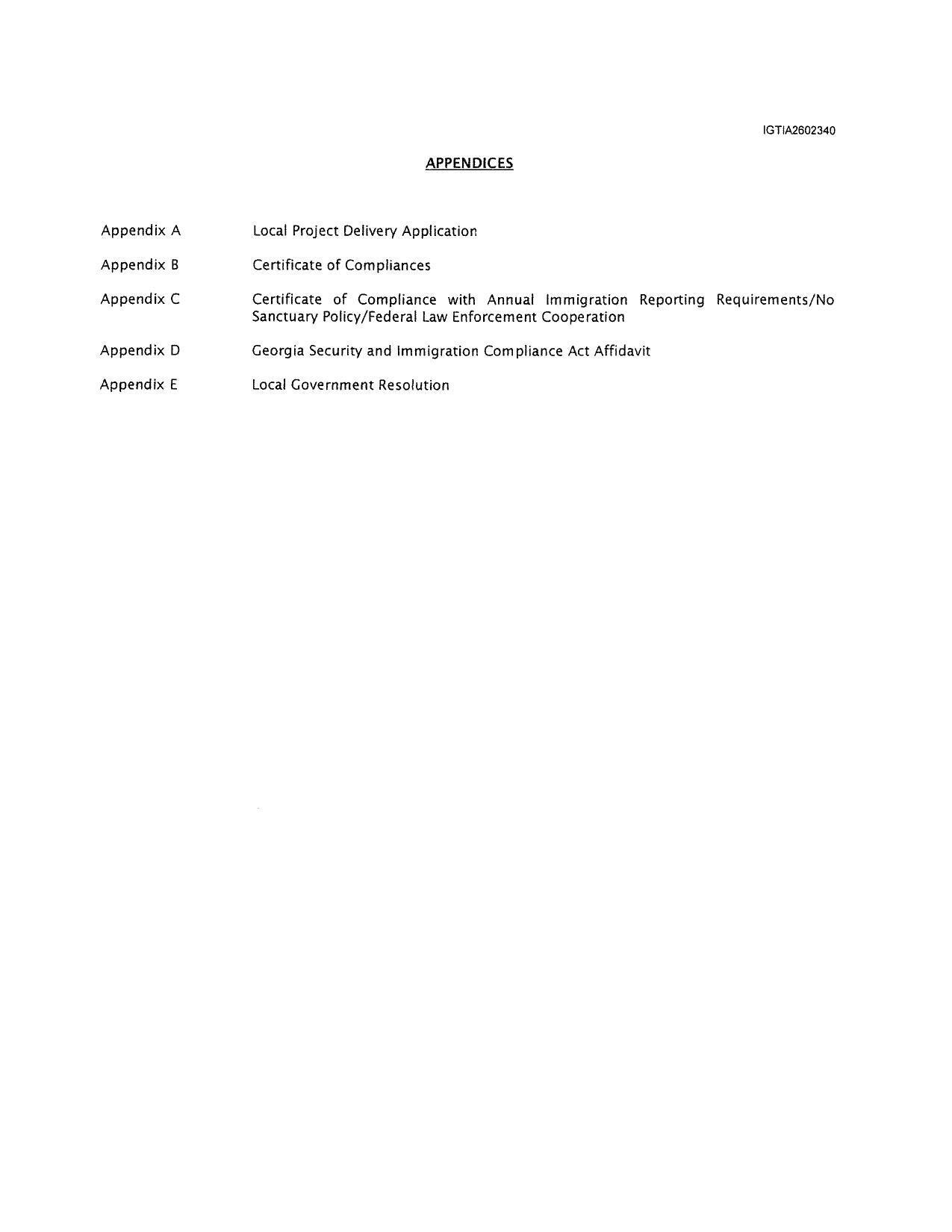 APPENDICES