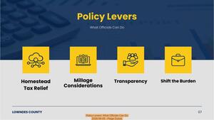 [Policy Levers: What Officials Can Do, 2026-06-09 --Paige Dukes]