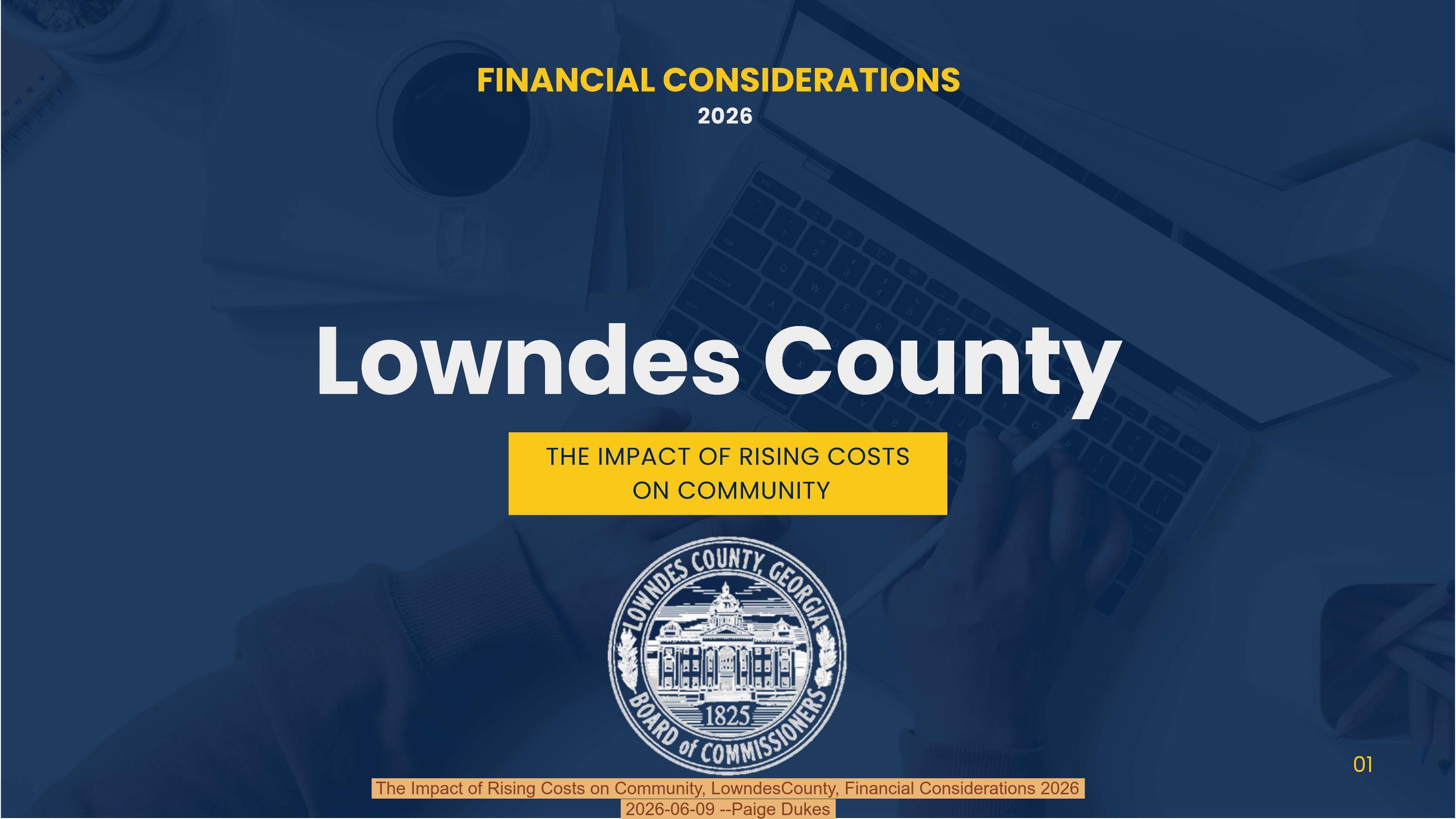 The Impact of Rising Costs on Community, LowndesCounty, Financial Considerations 2026, 2026-06-09 --Paige Dukes