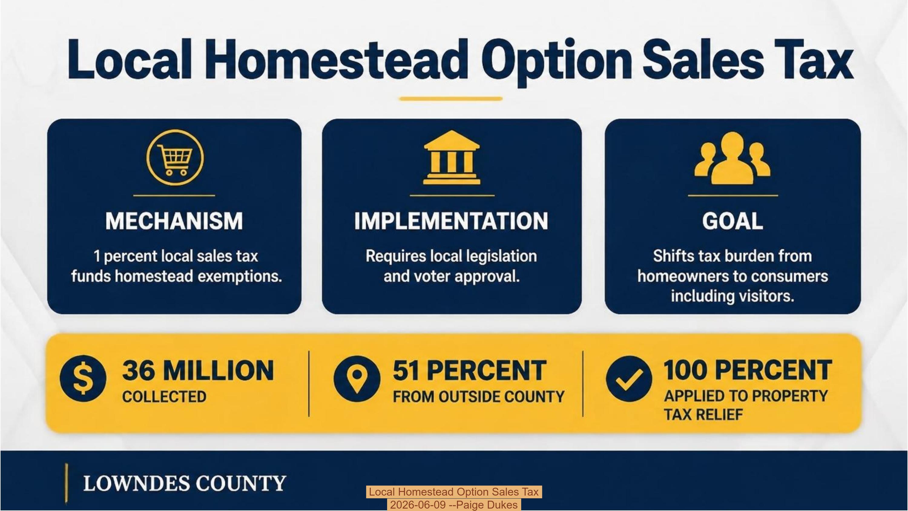 Local Homestead Option Sales Tax, 2026-06-09 --Paige Dukes