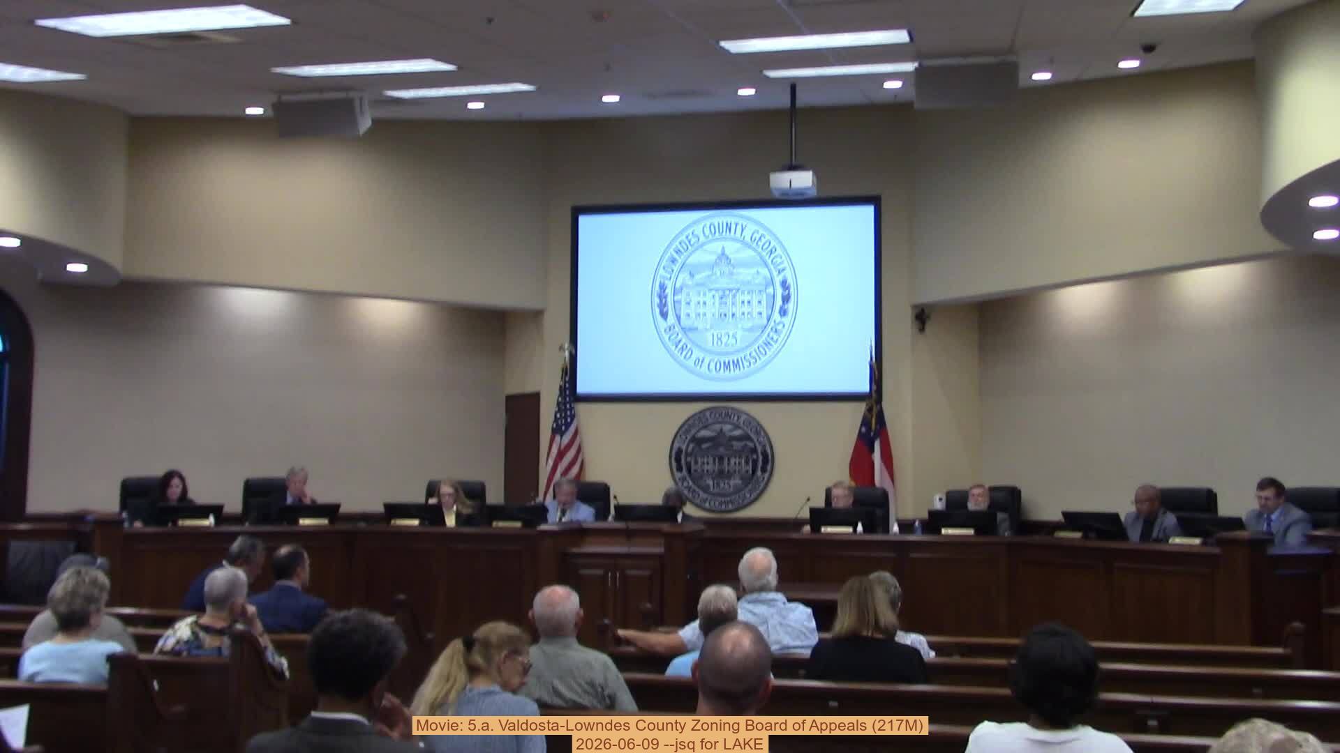 Movie: 5.a. Valdosta-Lowndes County Zoning Board of Appeals (217M), 2026-06-09 --jsq for LAKE