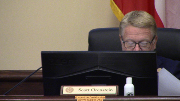 [Commissioner Scott Orenstein, 2026-06-09, jsq for LAKE]