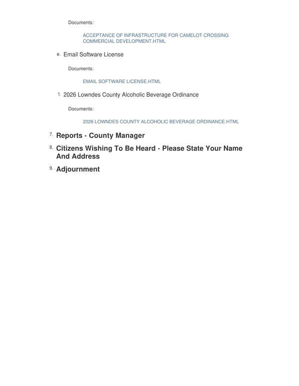 [Agenda Page 2 for 2026-06-23 --Lowndes County BOCC]