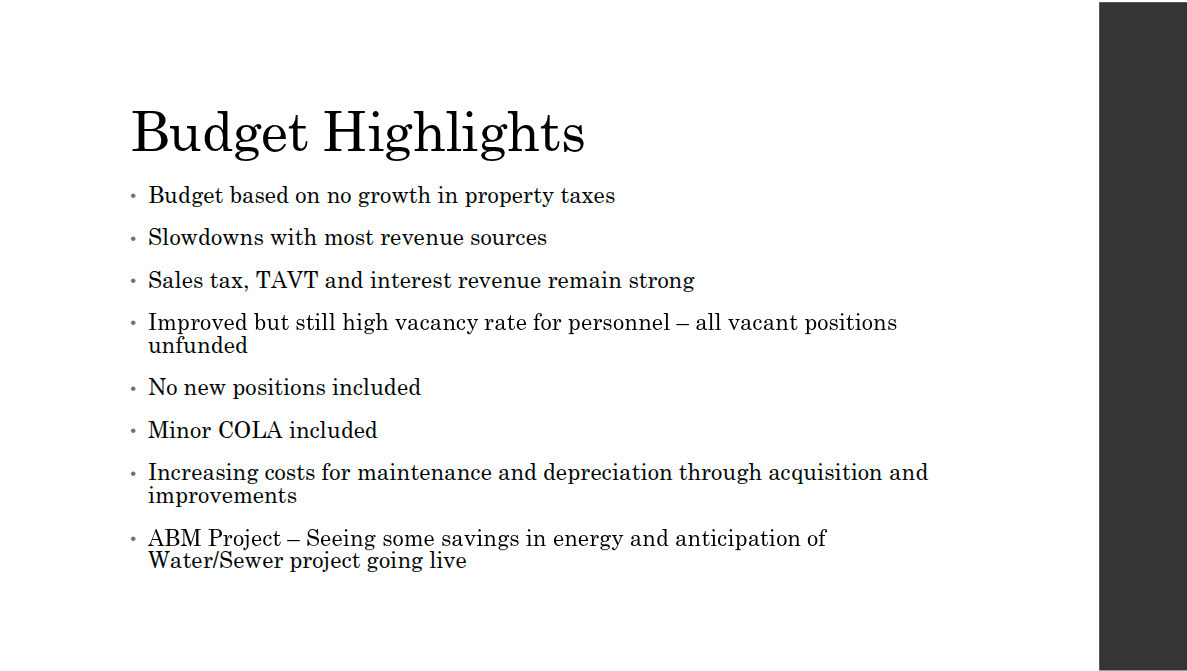 Budget Highlights