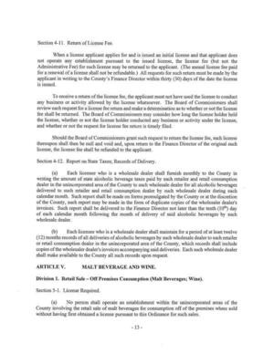 [Section 4-11. Return of License Fee.]