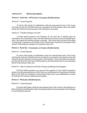 [Section 6-1. License Required.]
