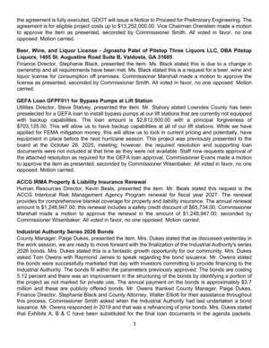[the agreement is fully executed, GDOT will issue a Notice to Proceed for Preliminary Engineering. The]