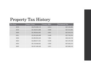 [Property Tax History]