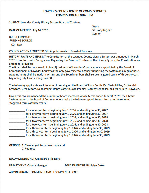 [5.a. Lowndes County Library System Board Of Trustees]