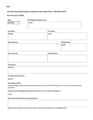 [Application of Jane Peeples]