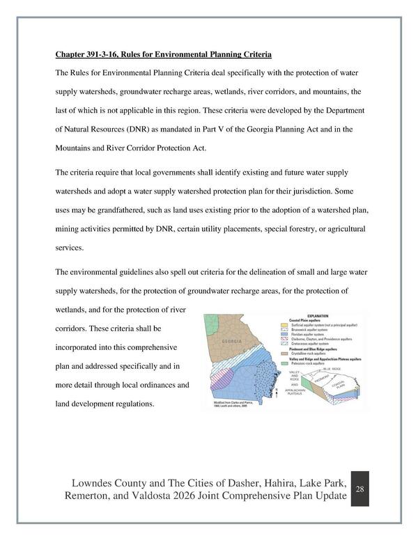 Chapter 391-3-16, Rules for Environmental Planning Criteria