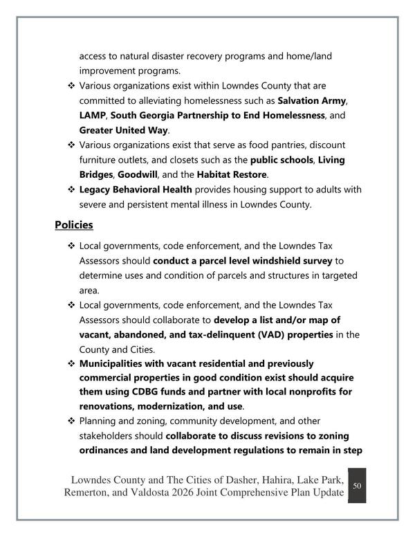 Policies