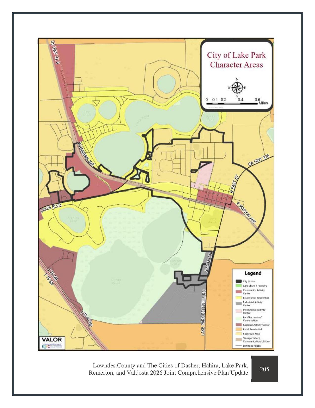 City of Lake Park Character Areas