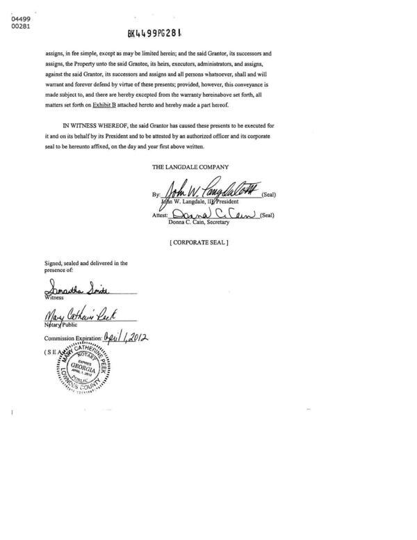 Deed Page 2