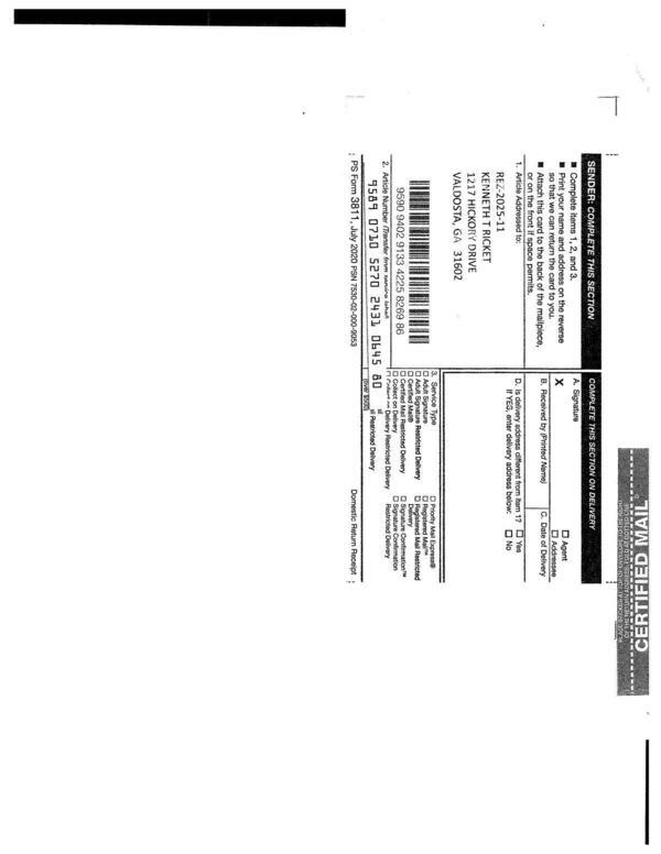 Notice Returns and Letters 0046