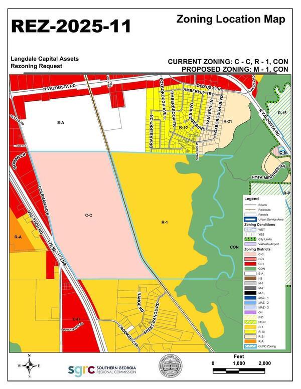 [Zoning Location Map, REZ-2025-11]