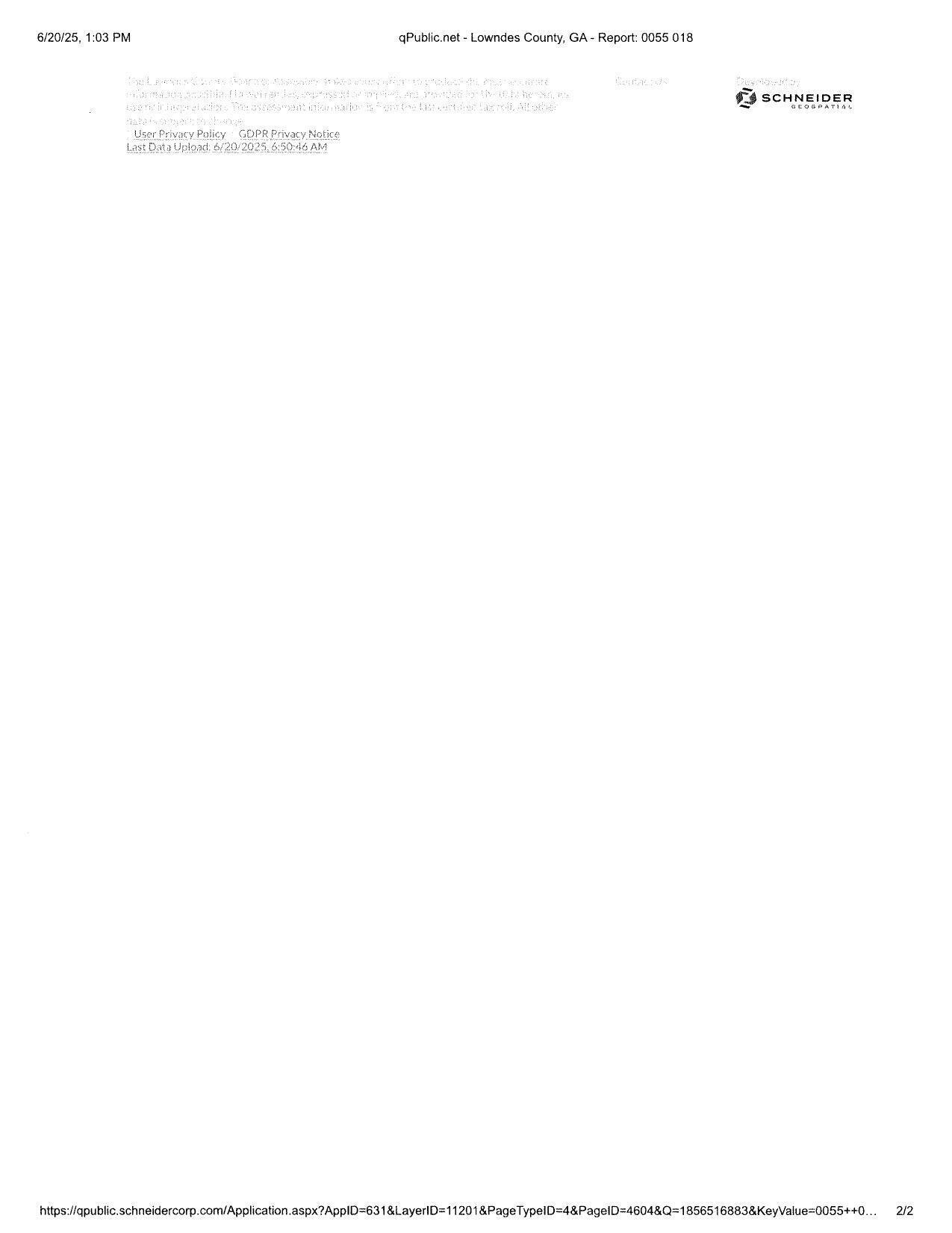 Page 2, parcel 0055 018