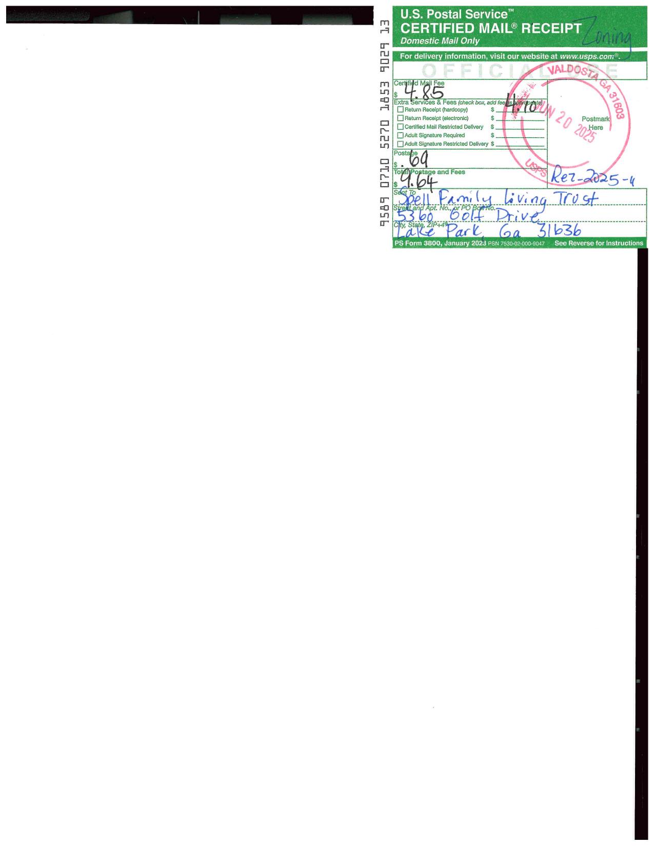 Notice Receipts 4 0001