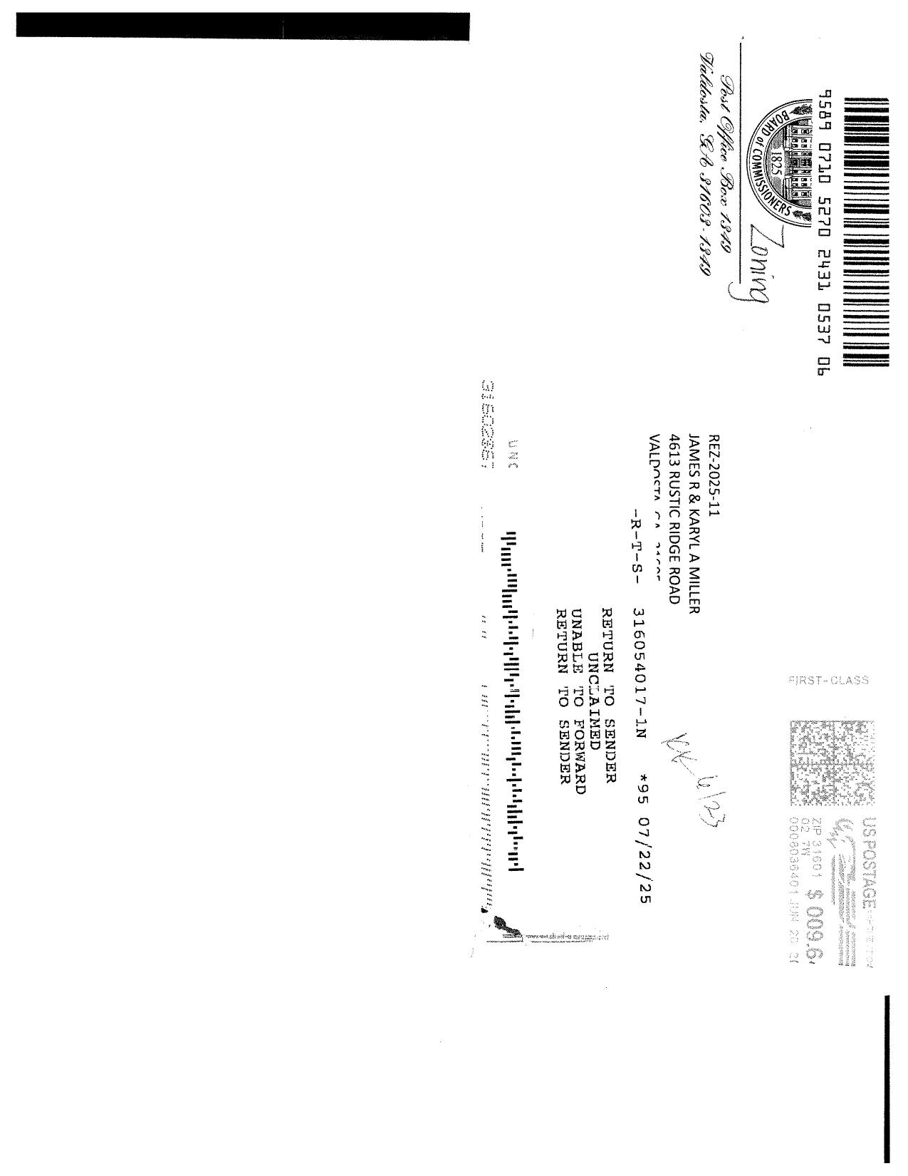 Notice Returns and Letters 0043