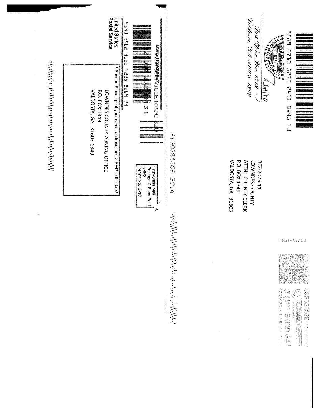 Notice Returns and Letters 0049