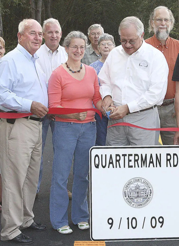 [Ribbon Cutting Quarterman Road 2029-09-10 --Valdosta Daily Times]