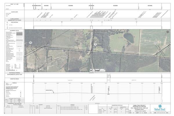 [1657-PL-DG-70197-239, STA. 12488+00 TO STA. 12541+00, PIPELINE FACILITY, (UNNAMED CREEK), 12511+97 CL KNIGHTS FERRY ROAD, LOWNDES COUNTY, GEORGIA, 2026-03-14, 30.7476520, -83.4075500, Sabal Trail Alignment Maps by Lowndes Area Knowledge Exchange (LAKE)]