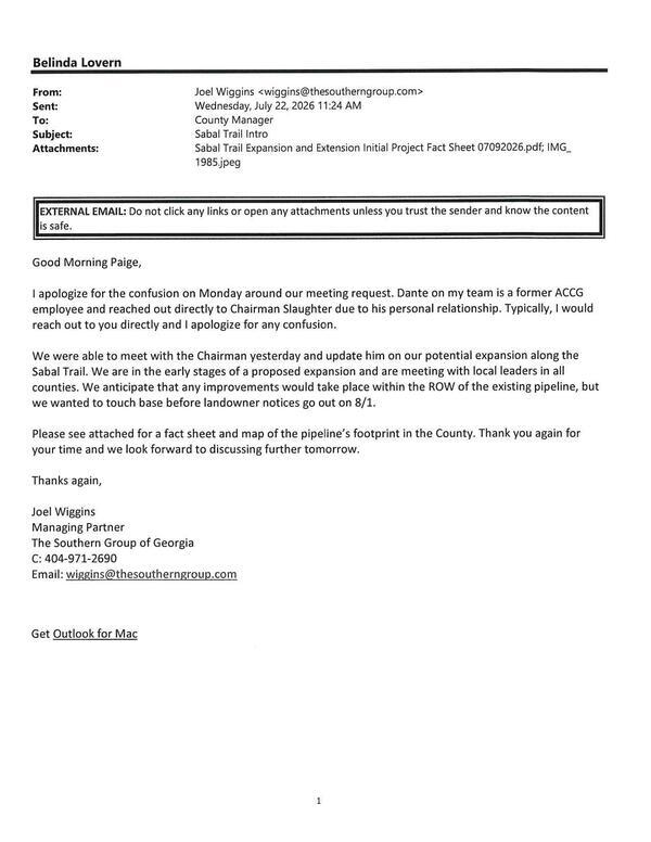 [Sabal Trail Intro and apology]