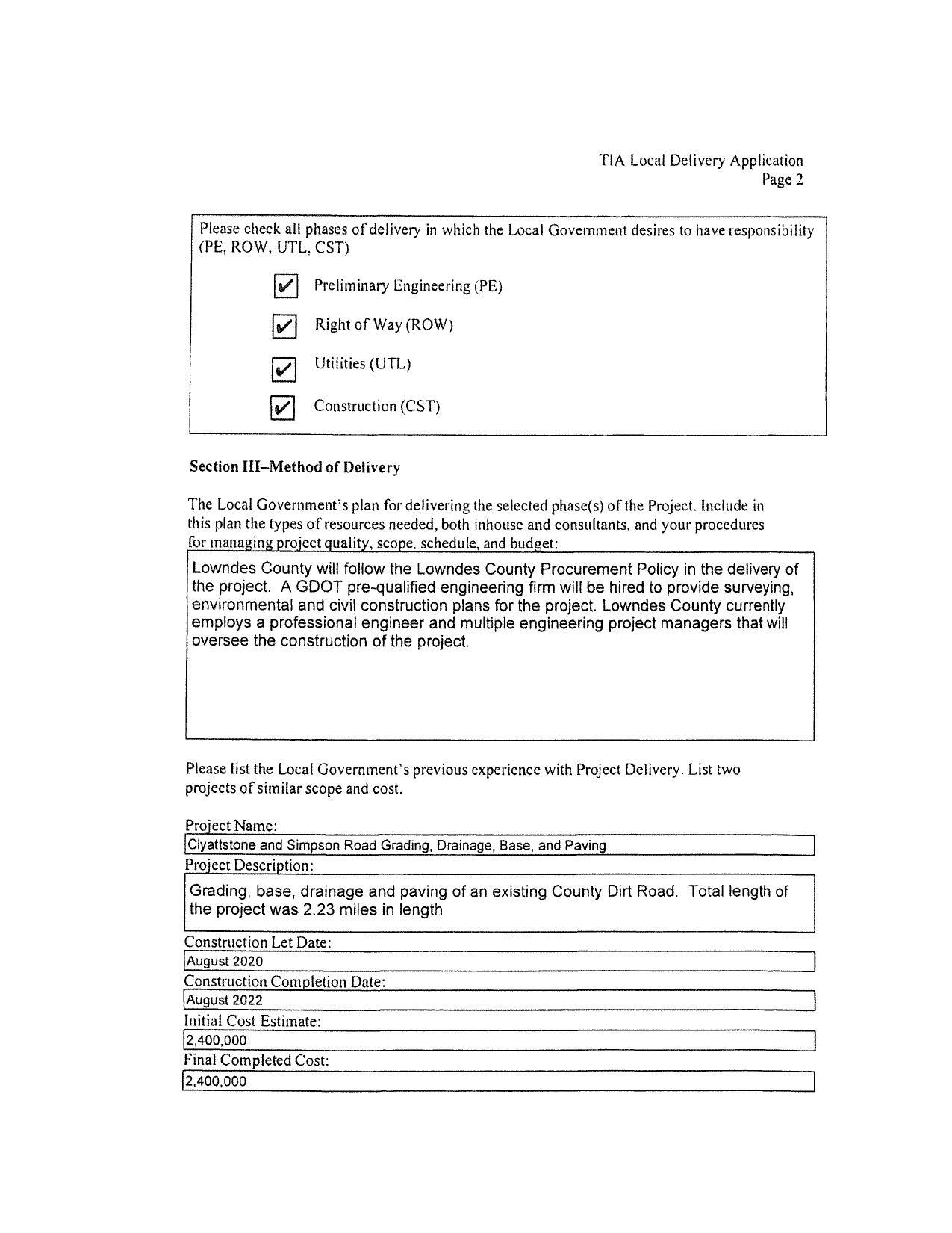 Section [1J-—Method of Delivery