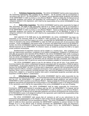 [notice to proceed to the LOCAL GOVERNMENT to stake the ROW and proceed with all pre-acquisition ROW]