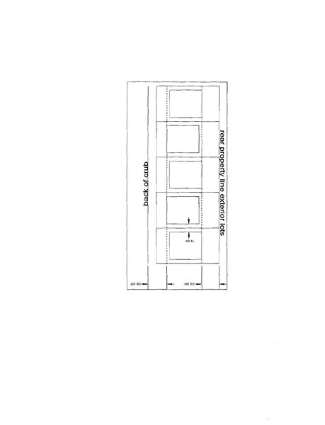 Exterior lot layout