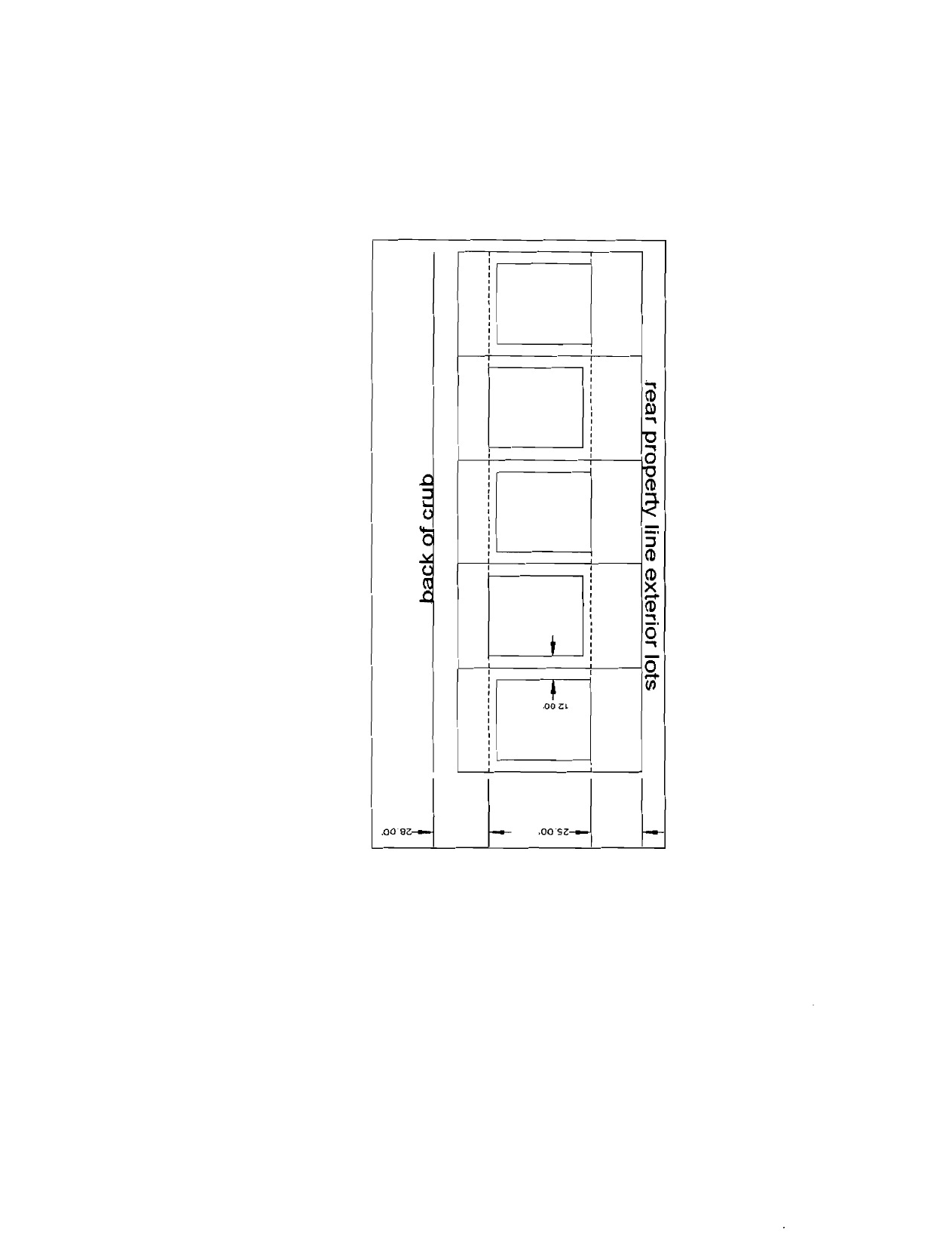 Exterior lot layout