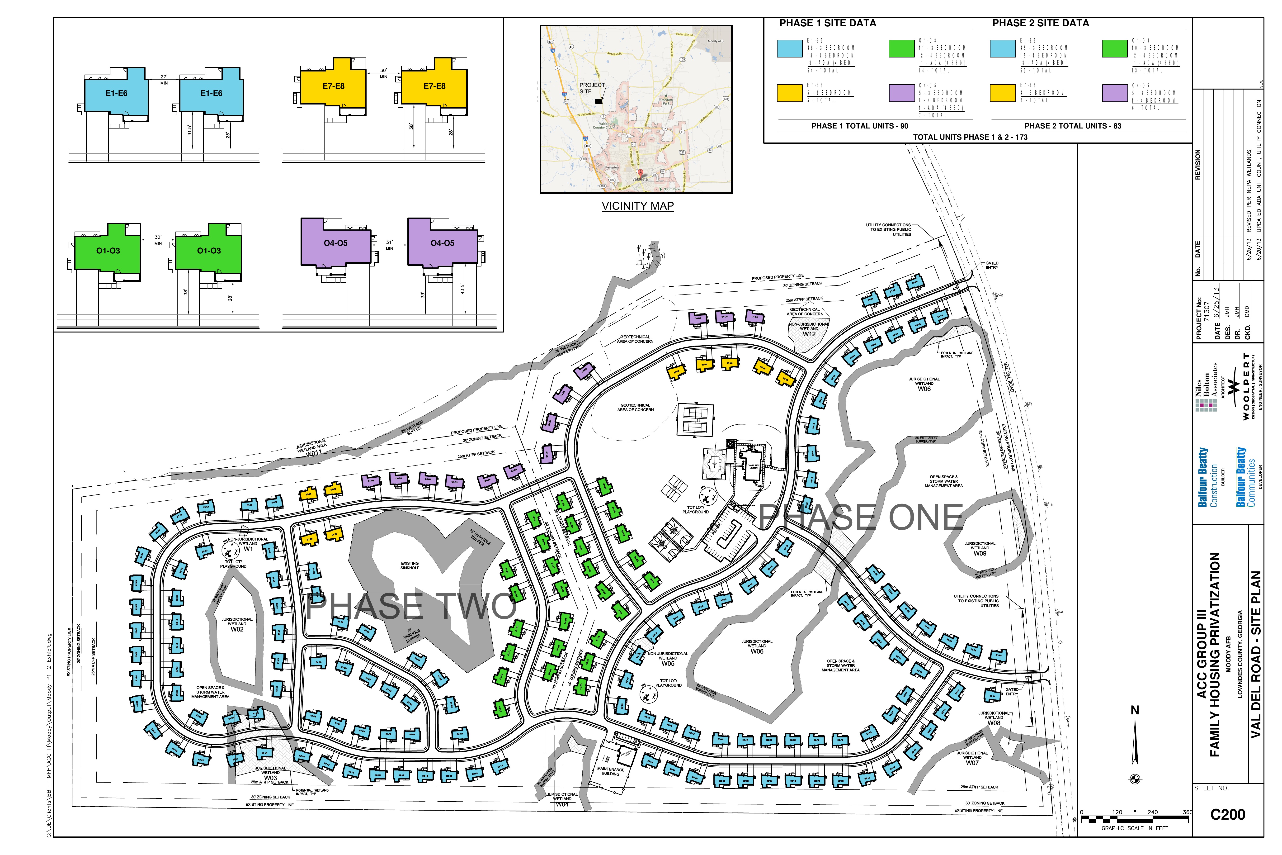 Moody AFB Val Del Road Site Plan