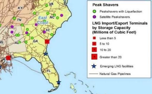[Detail: U.S. Southeast LNG Facilities]