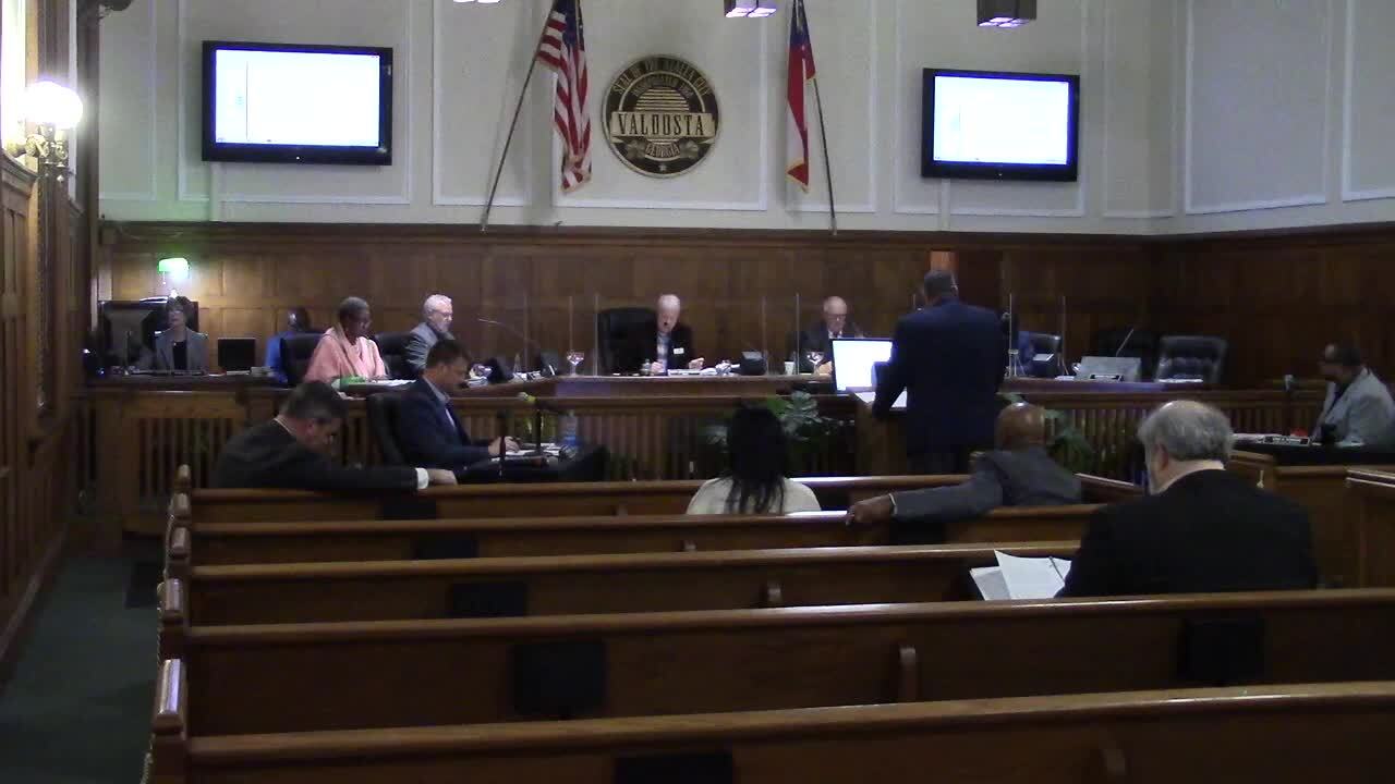 Movie: 3.d. Consideration of a request from the Valdosta-Lowndes County Airport Authority to approve a Resolution authorizing acceptance of a Grant from the Federal Aviation Administration (FAA) as part of the American Rescue Plan Act to assist Airport concessionaires in economic recovery. (30M)