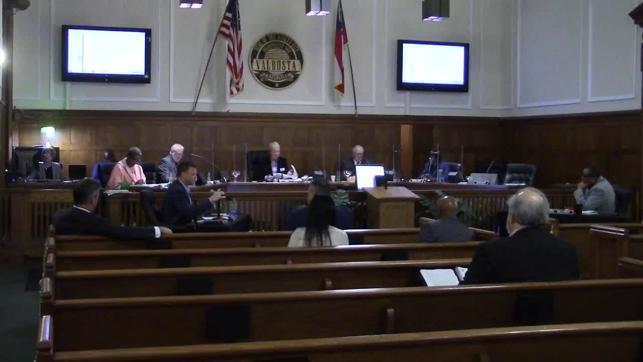 Movie: 3.h. Consideration of a Resolution for a Moratorium on renaming of City of Valdosta streets. (207M)