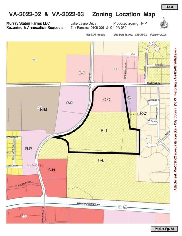 Zoning Location Map