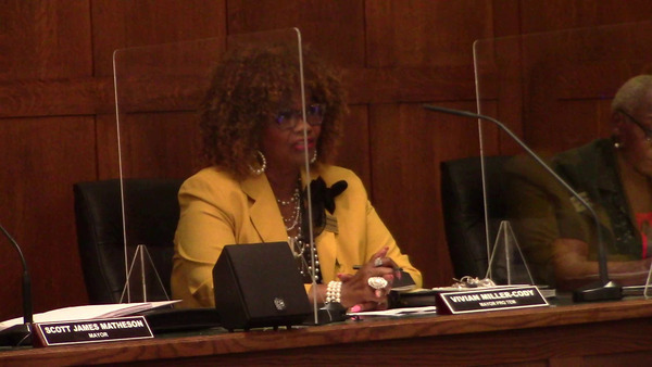 Movie: 7. City Manager Report: none; 8. Council Comments: Sonny Vickers funeral arrangements (79M)