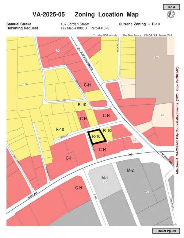 Zoning Location Map