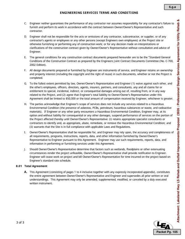 8.01 Total Agreement
