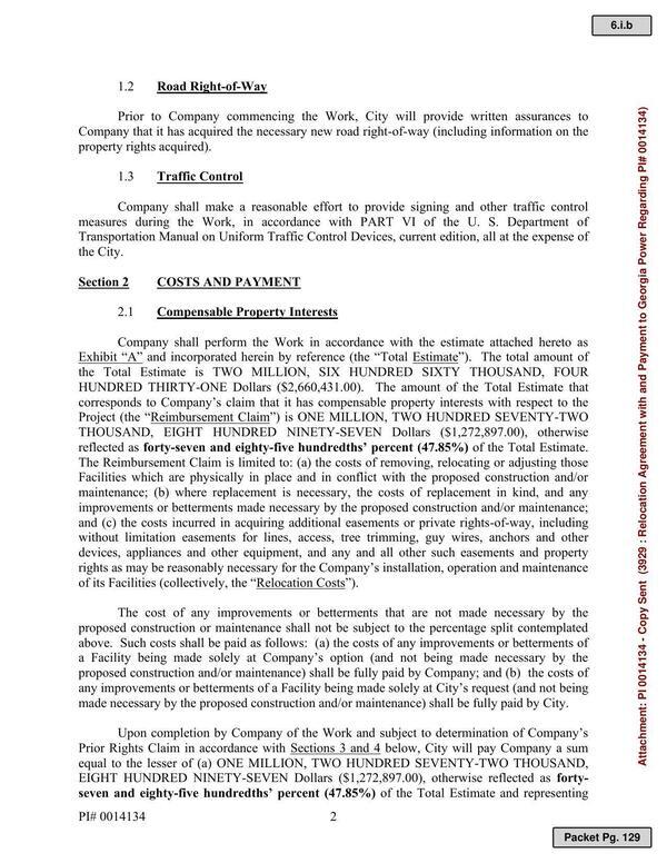 Section 2 COSTS AND PAYMENT