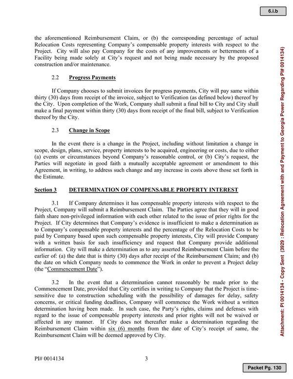 Section 3 DETERMINATION OF COMPENSABLE PROPERTY INTEREST
