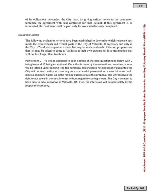 of its obligations hereunder, the City may, by giving written notice to the contractor,
