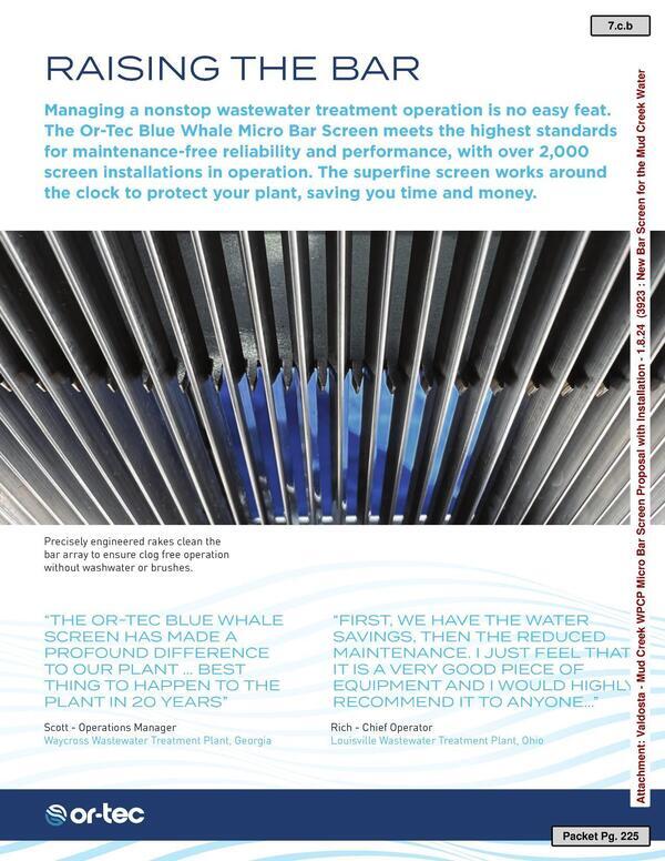 Photograph: Precisely engineered rakes clean the bar array to ensure clog free operation without washwater or brushes.