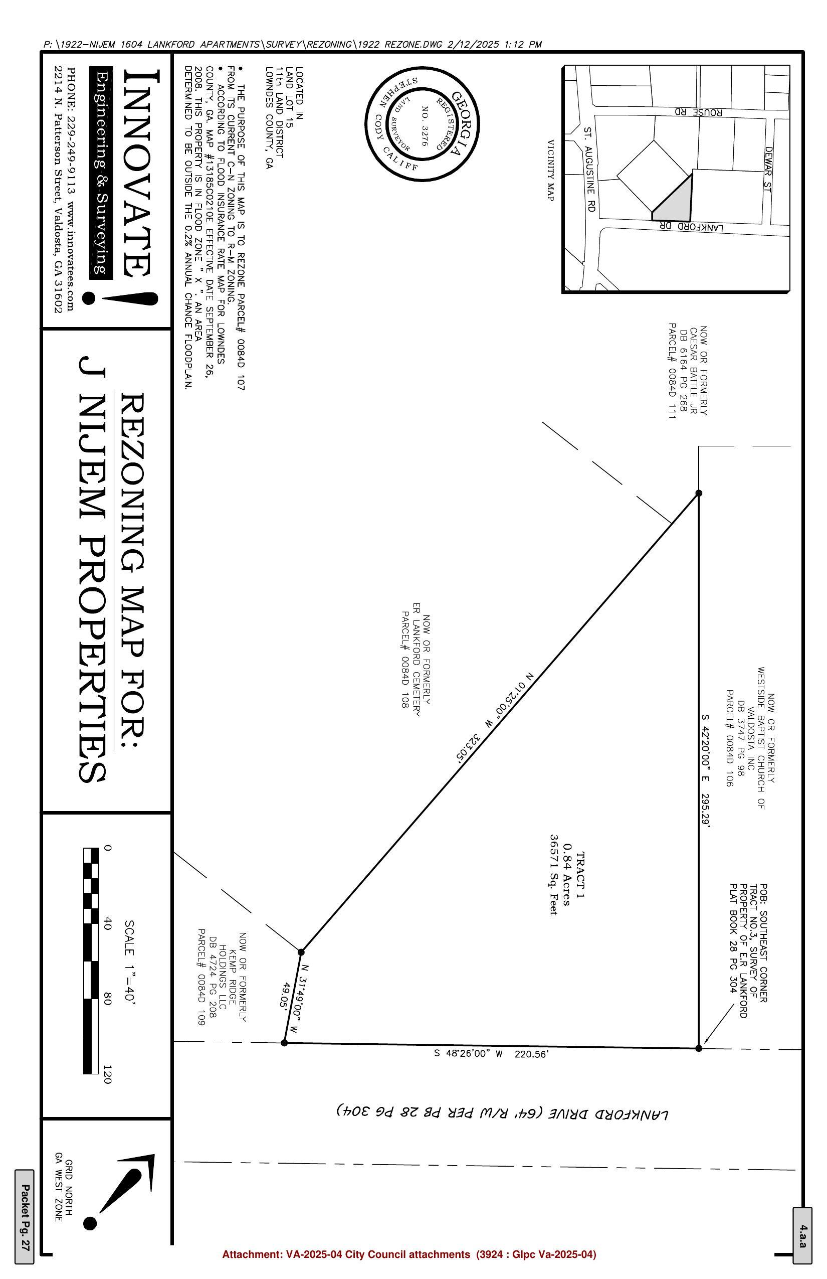 Rezoning Map for: J Nijem Properties
