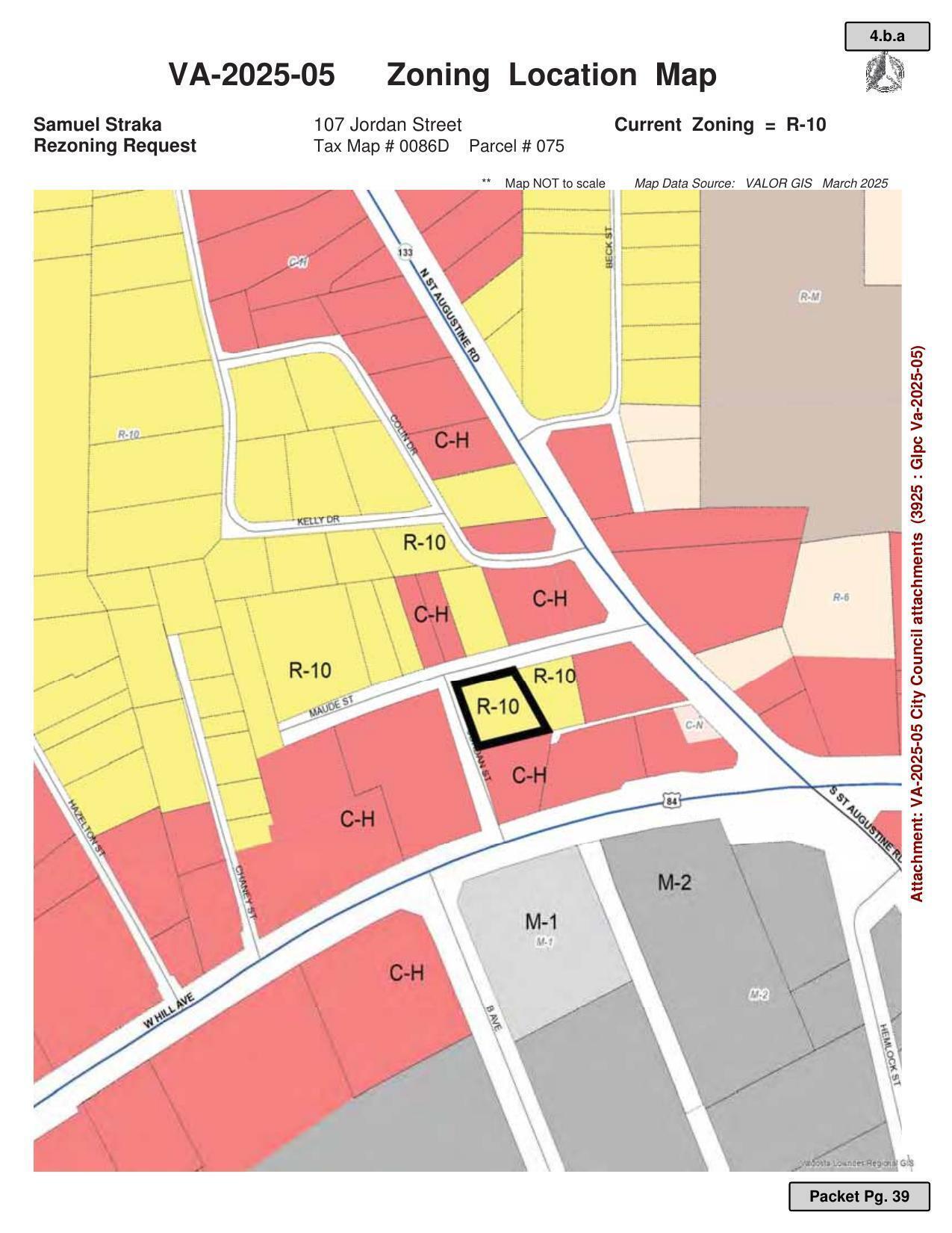 Zoning Location Map