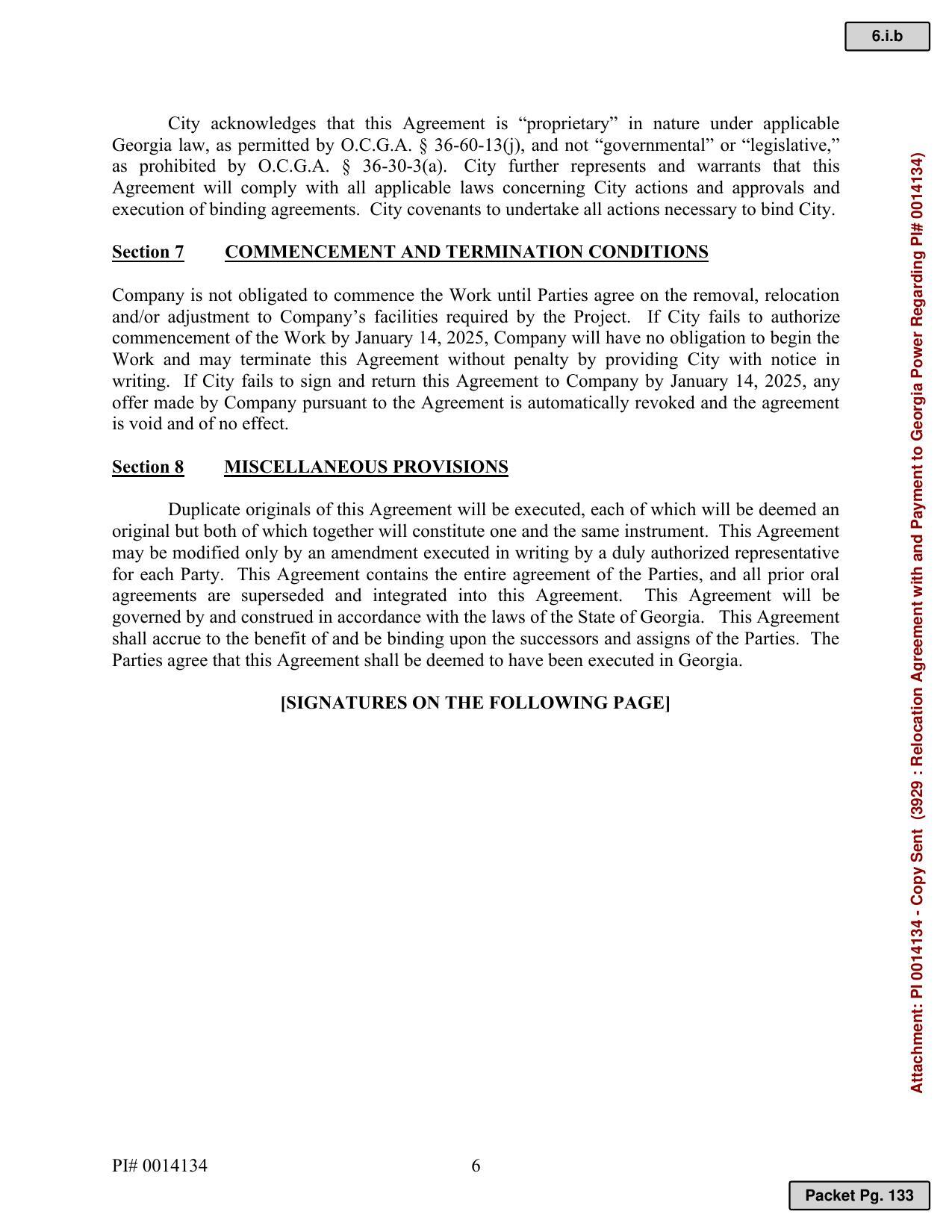 City acknowledges that this Agreement is “proprietary” in nature under applicable