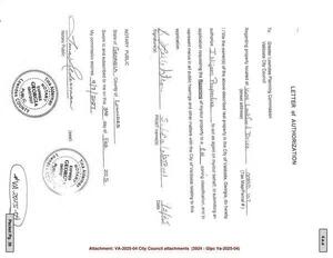 [LETTER of AUTHORIZATION]