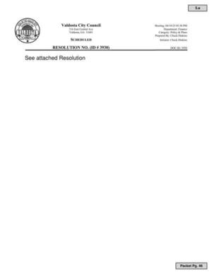 [RESOLUTION NO. (ID # 3930) DOC ID: 3930]