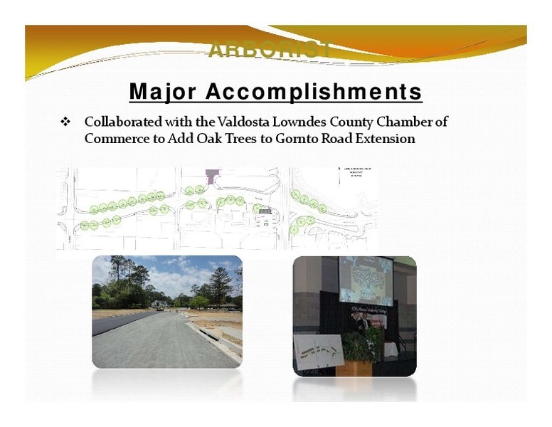 ARBORIST: Major Accomplishments