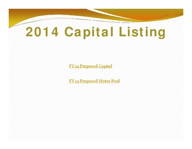 [2014 Capital Listing]
